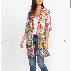 Johnny was silk kimono nwot xl